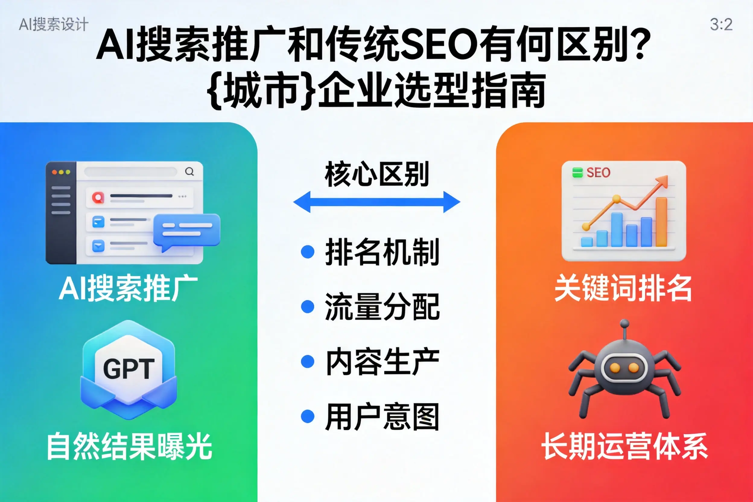 AI搜索推广和传统SEO有何区别？舟山企业选型指南