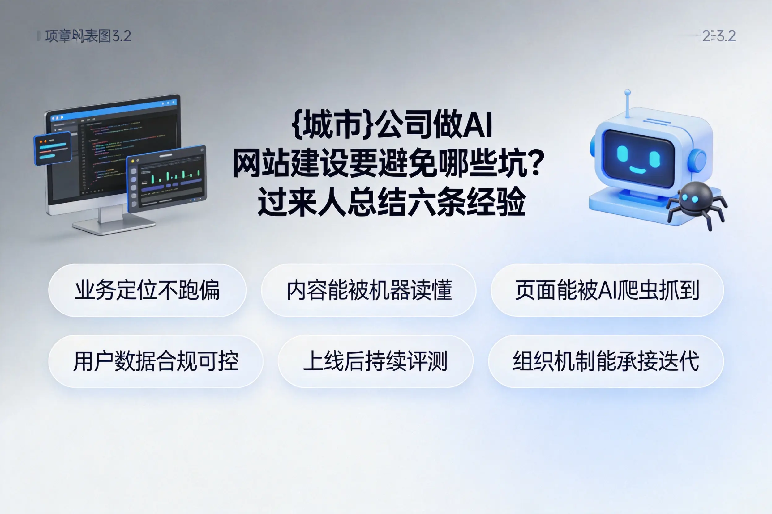 舟山公司做AI网站建设要避免哪些坑？过来人总结六条经验