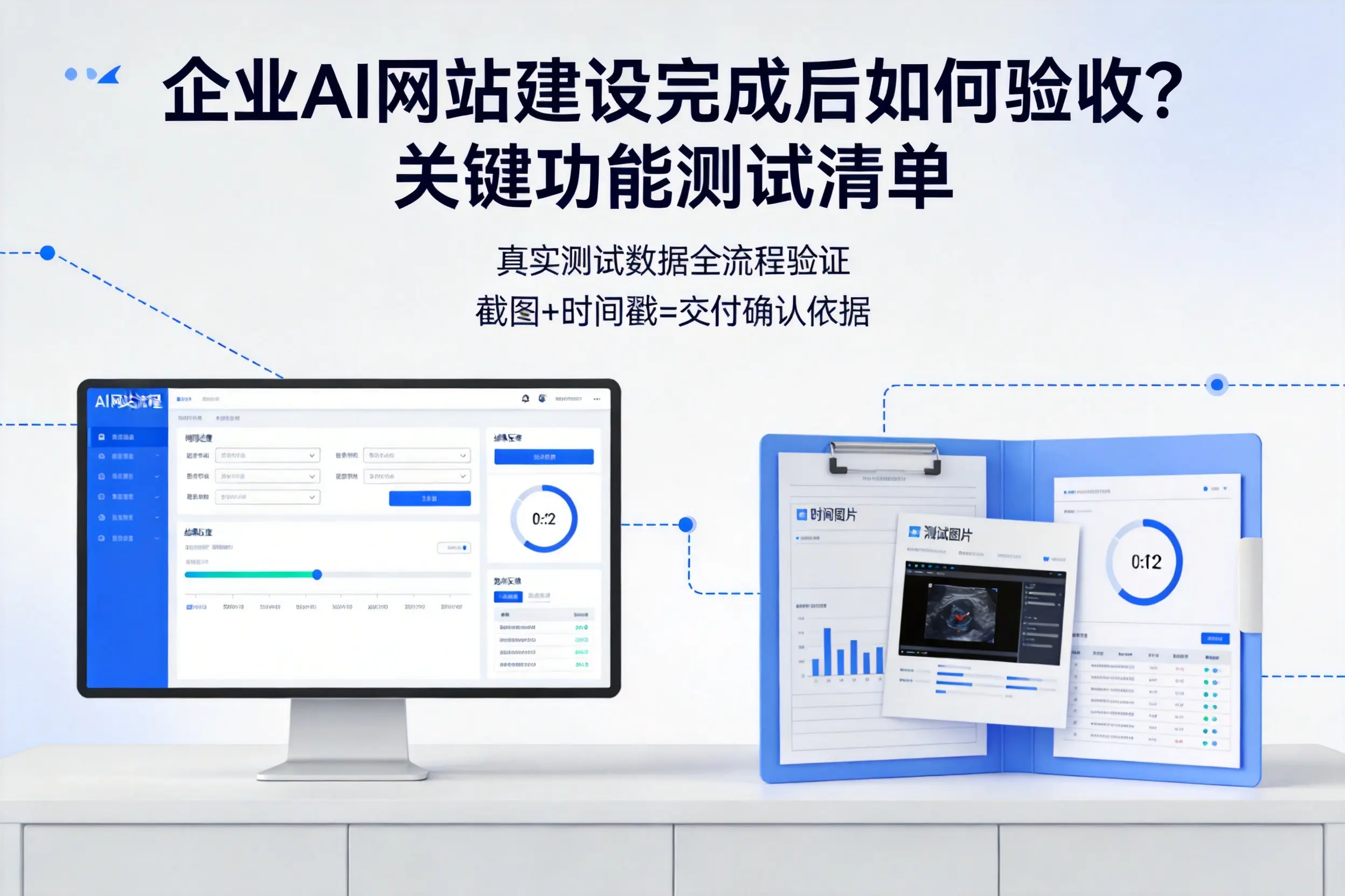 舟山企业AI网站建设完成后如何验收？关键功能测试清单