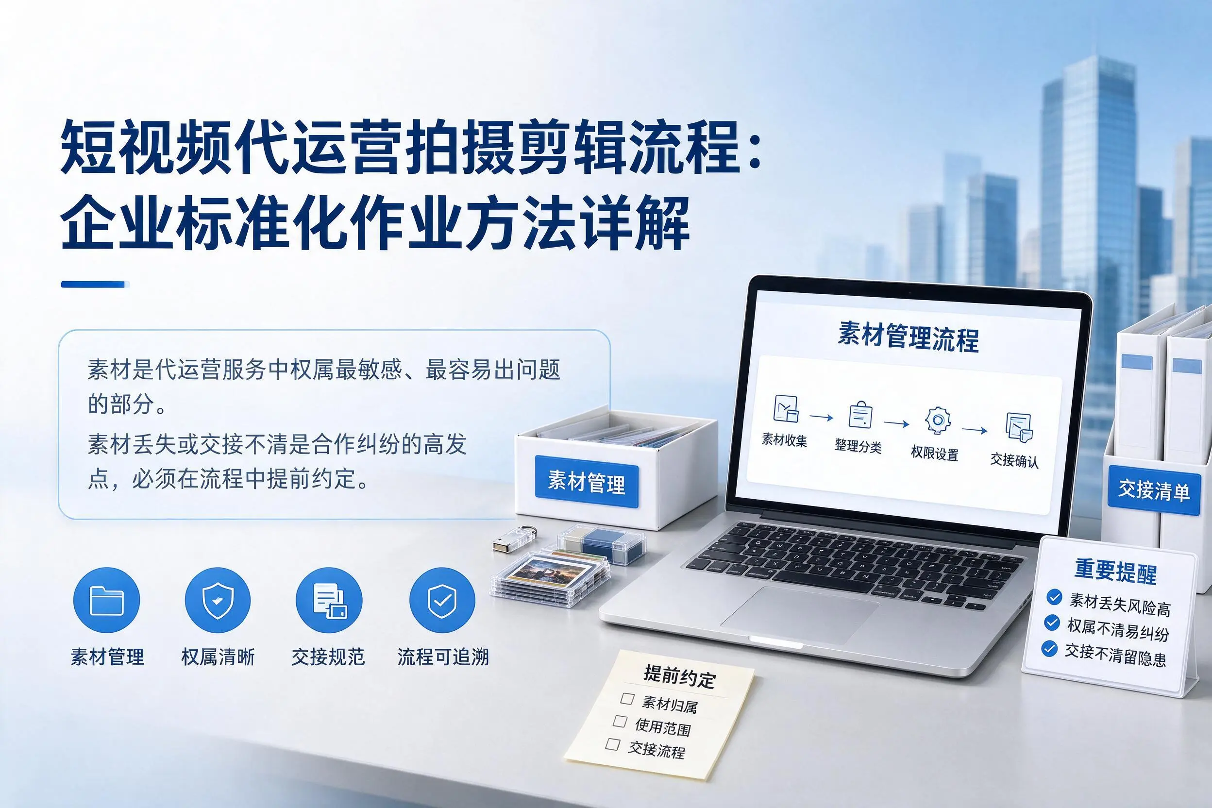 短视频代运营拍摄剪辑流程:舟山企业标准化作业方法详解
