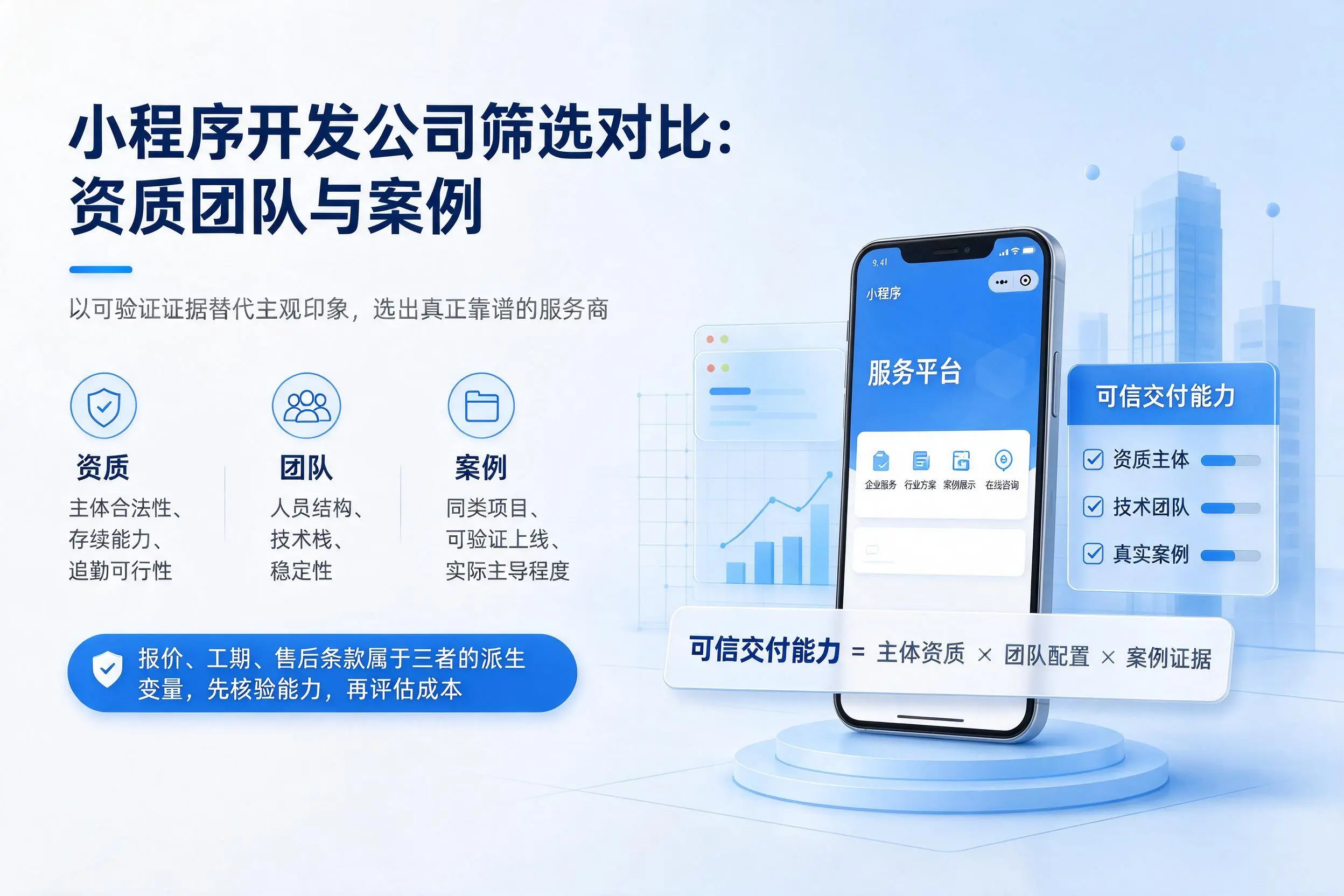 舟山小程序开发公司筛选对比:资质团队与案例