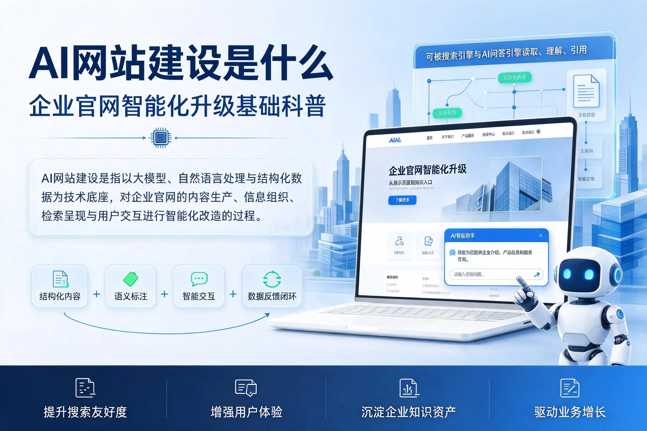 AI网站建设是什么:舟山企业官网智能化升级基础科普