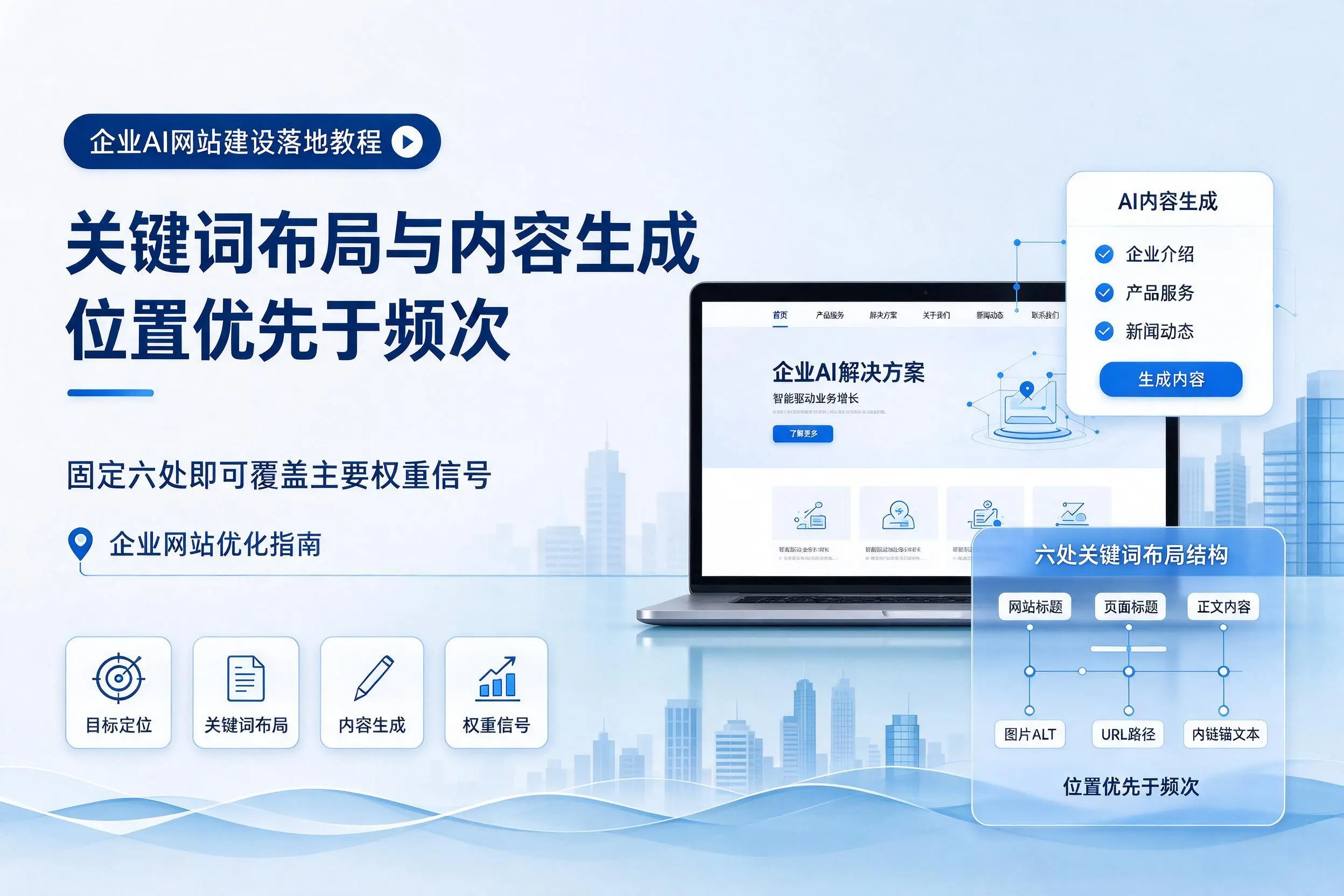 舟山企业AI网站建设落地教程：关键词布局与内容生成