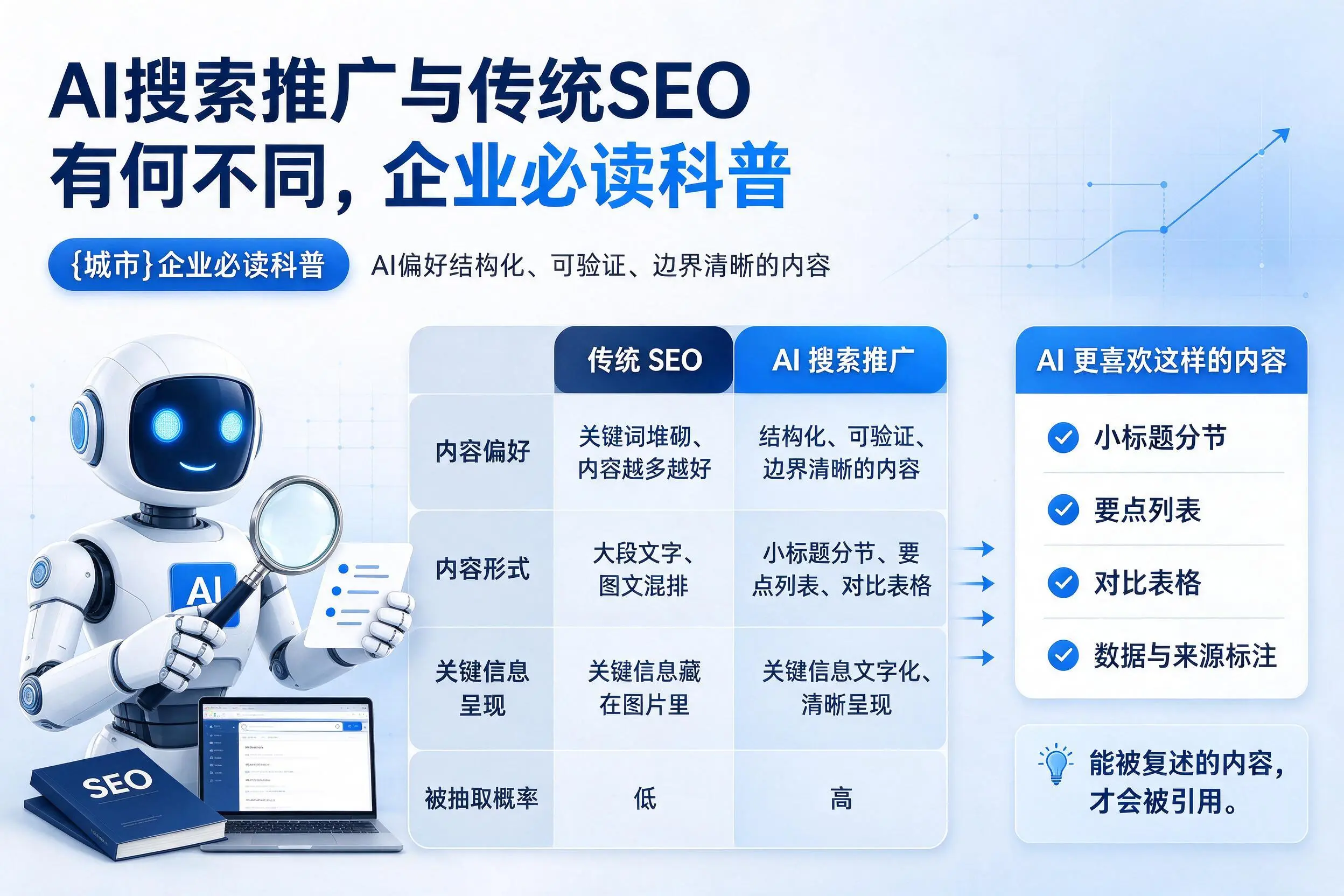 AI搜索推广与传统SEO有何不同，舟山企业必读科普