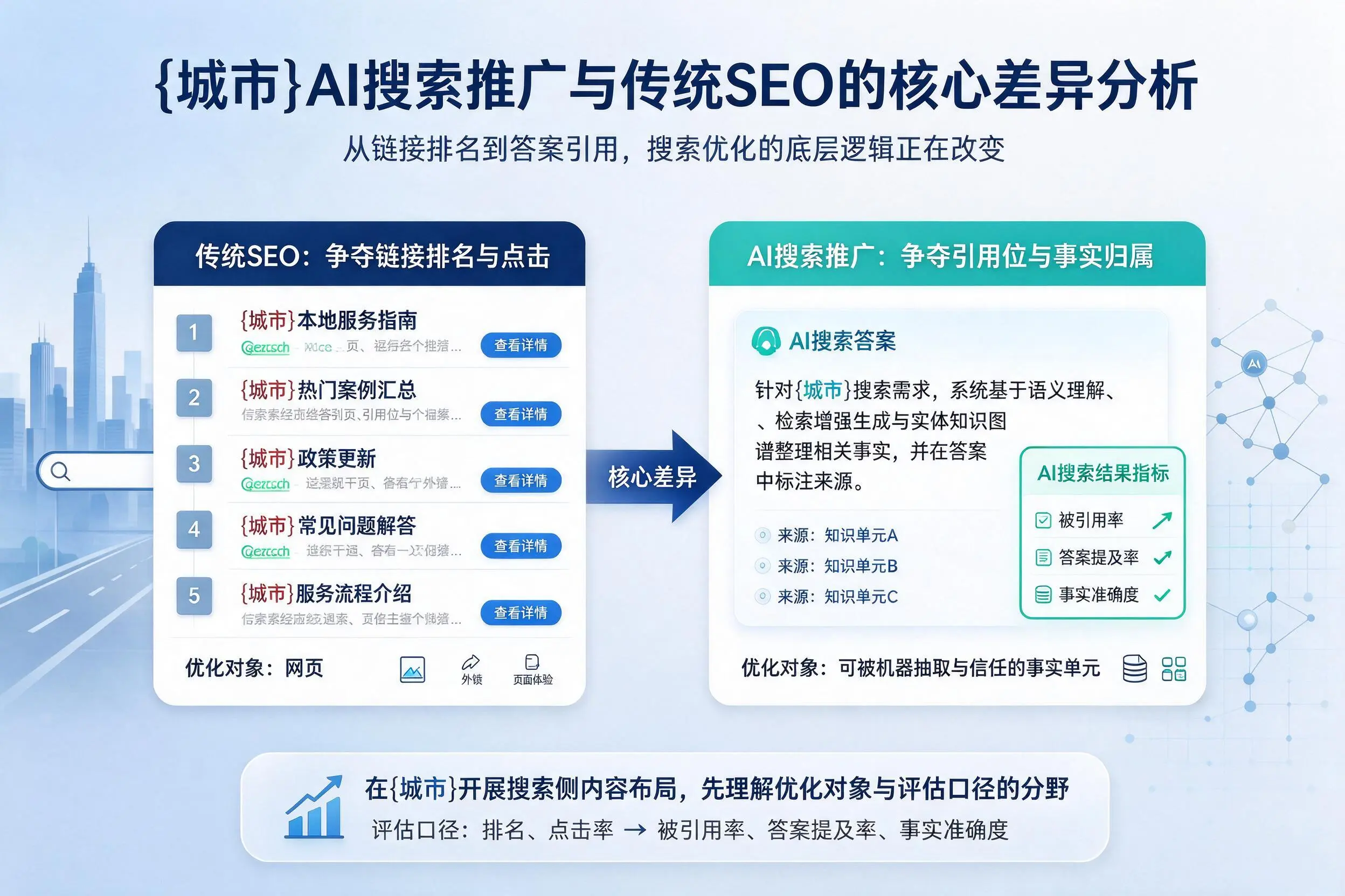 舟山AI搜索推广与传统SEO的核心差异分析